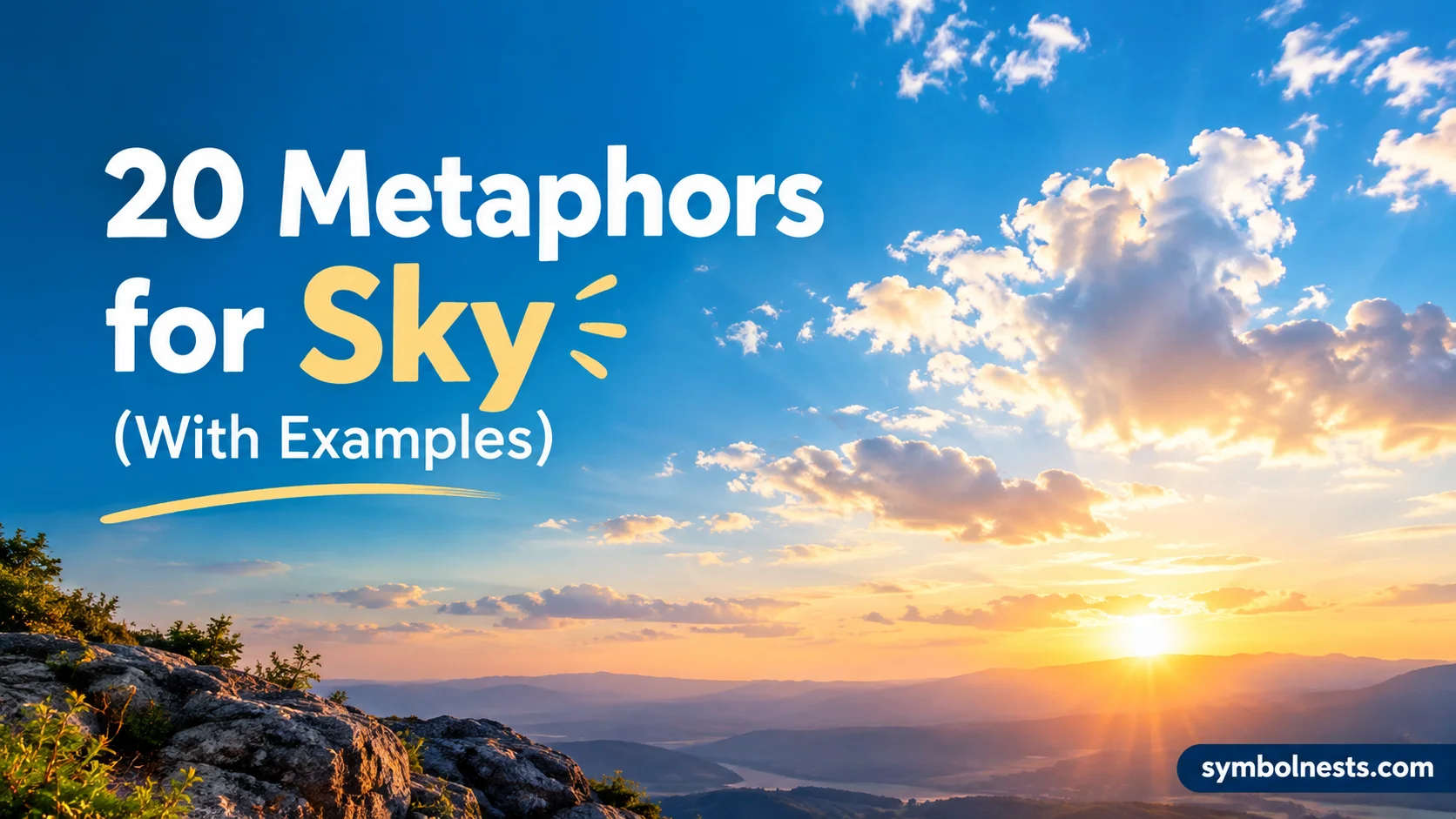 Metaphors for Sky (With Examples)