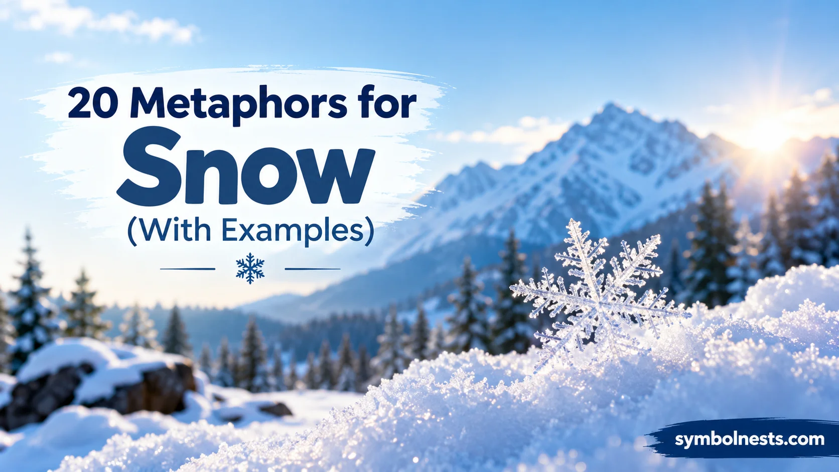 Metaphors for Snow (With Examples)